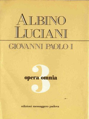 cover image of Opera omnia [vol_3] / Vittorio Veneto 1963-1966. Discorsi, scritti, articoli